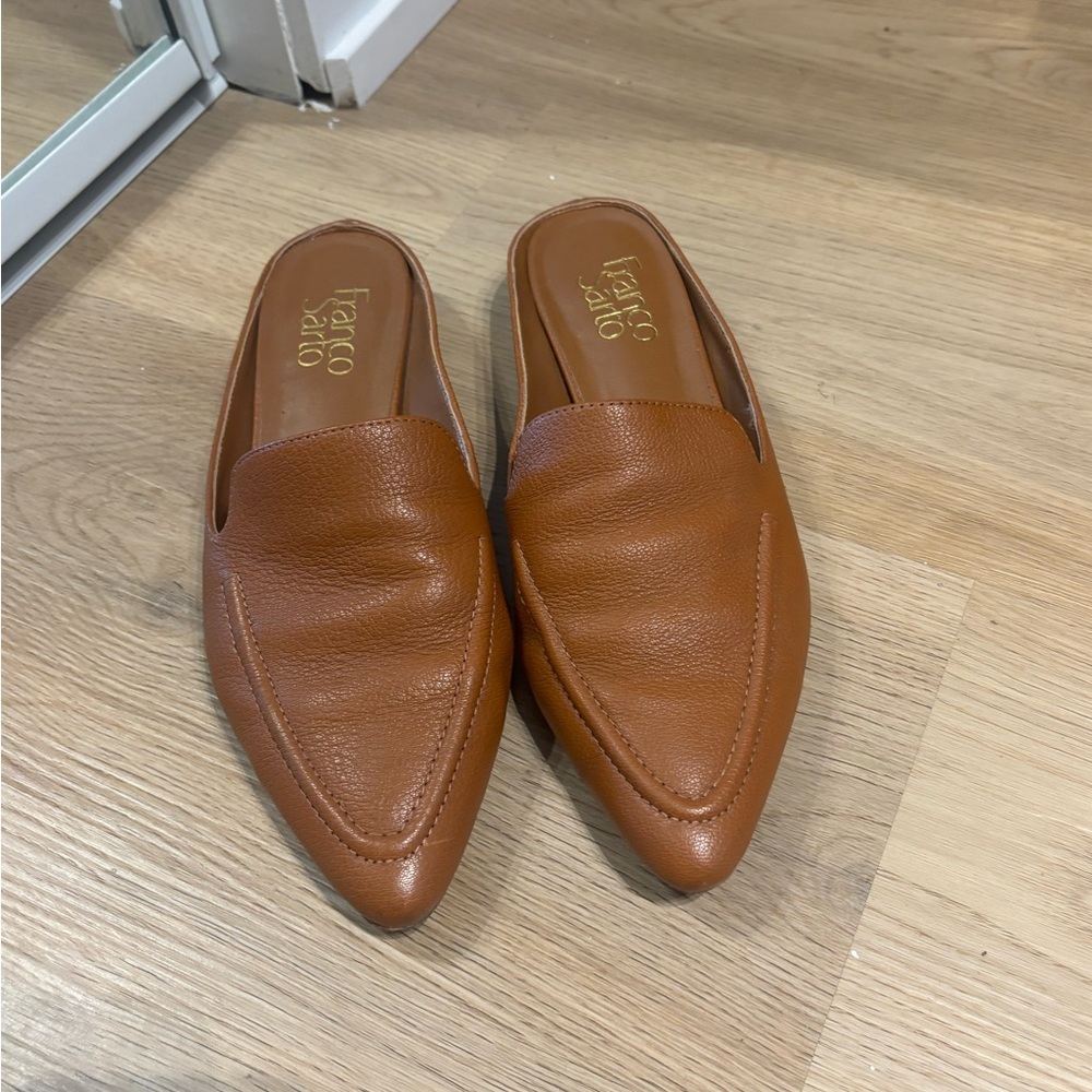 Franco Sarto Camel Colour Mules Size 7.5